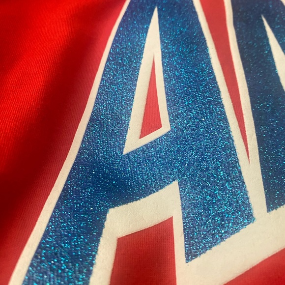 NEW Universal Studios Marvel The Amazing Spiderman Jersey Adult XL Red Blue - Picture 10 of 10